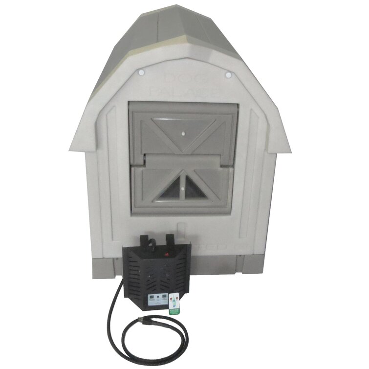 Asl solutions insulated dog palace with heater & fan sale